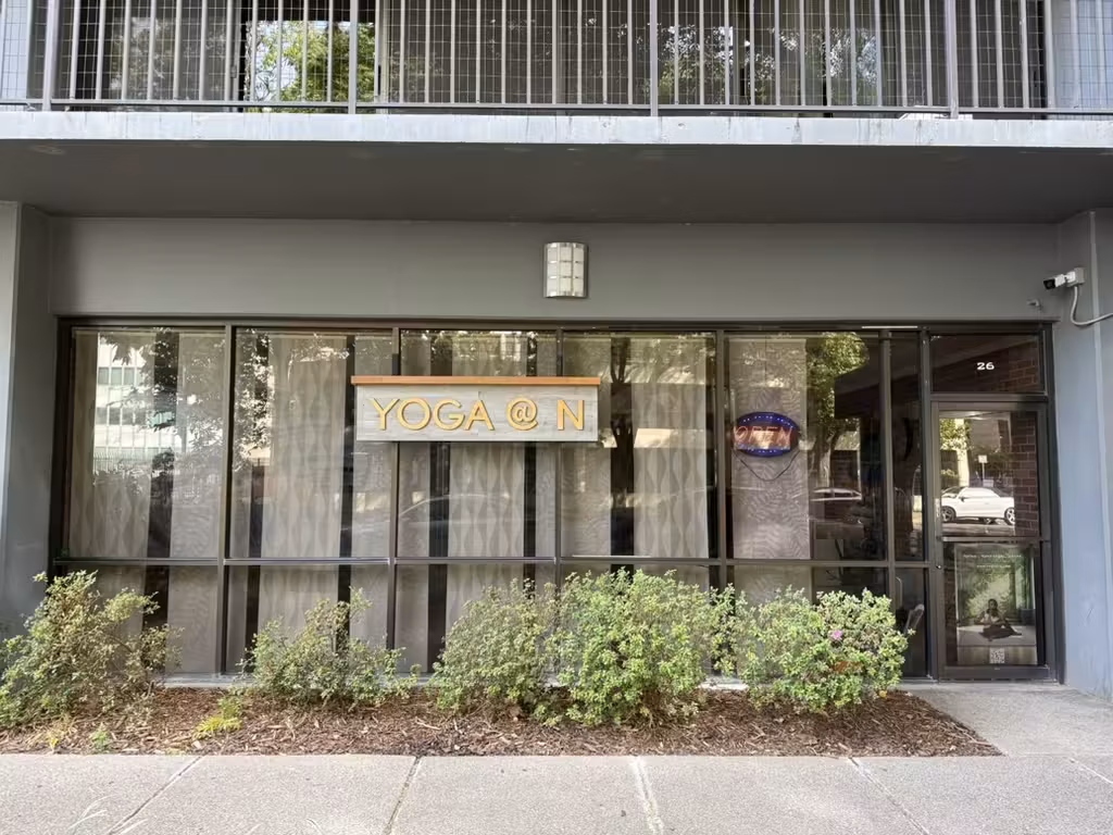 Yoga studio practice space